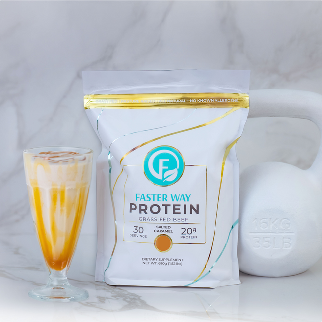 Salted Caramel Grass Fed Protein