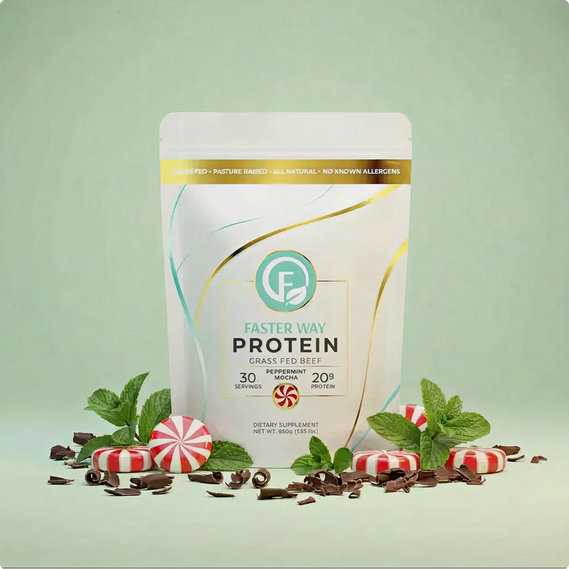 Edición limitada de proteína de menta y moca