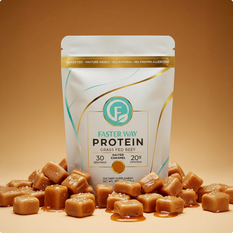 Salted Caramel Grass Fed Protein