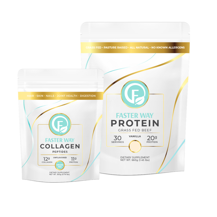 Faster Way Grass Fed Protein and Collagen Bundle