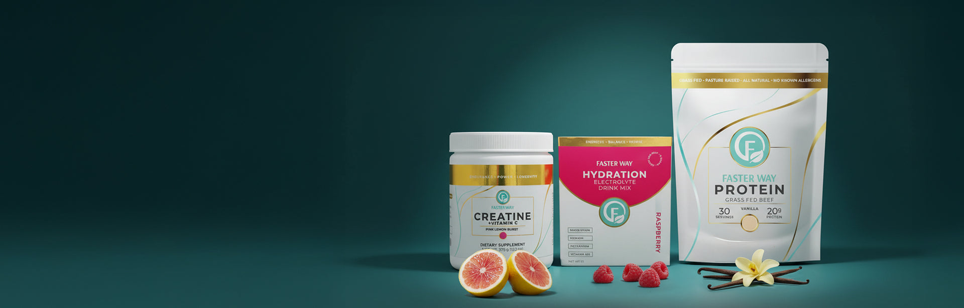 Creatine hydration protein banner