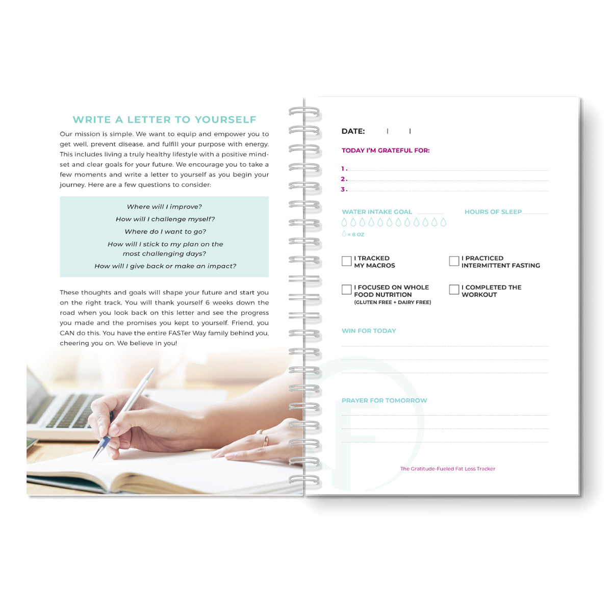 FASTer Way Success Journal - The Gratitude-Fueled Fat Loss Tracker
